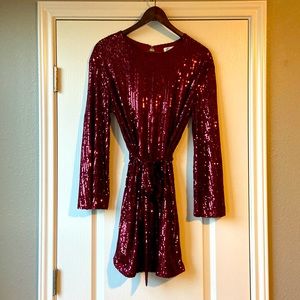 Ruby sequined dress